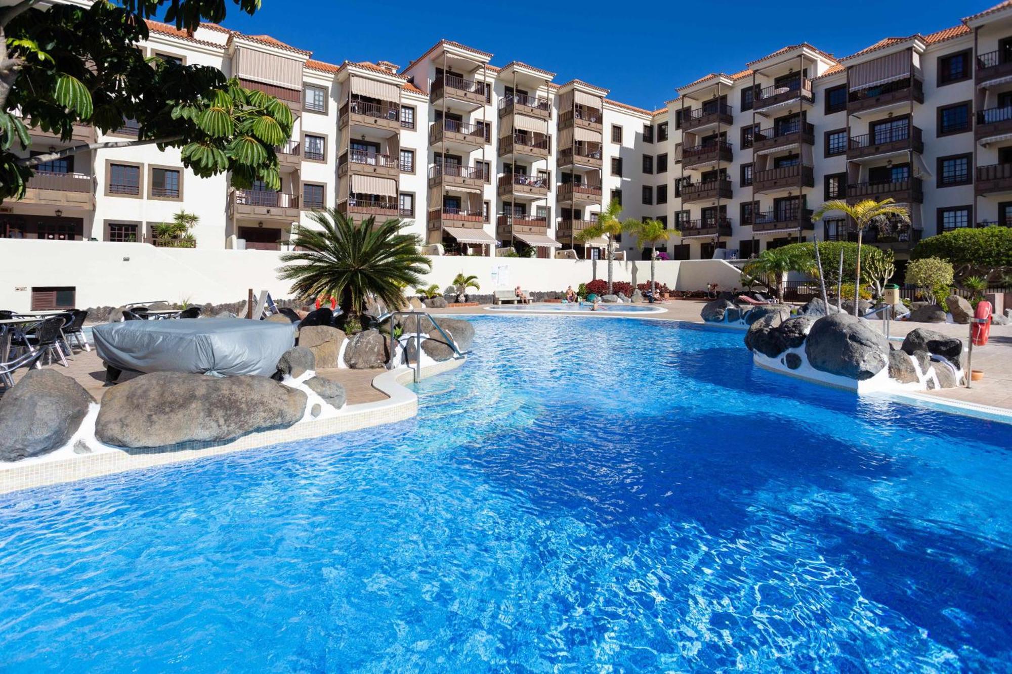 Agradable Piso Con Piscina & Playa Terraza Y Wifi Appartement Costa Del Silencio Buitenkant foto
